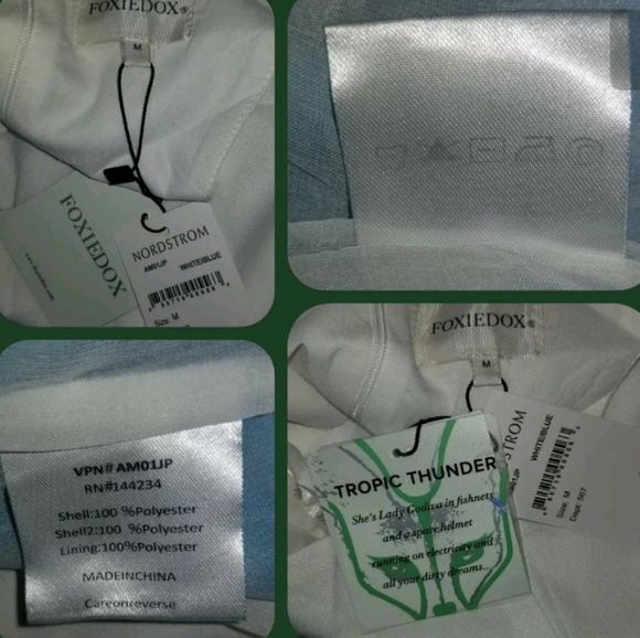 Foxiedox BIANCA Colorblock flared Jumpsuit onesie retro disco 70s insp - Picture 7 of 13